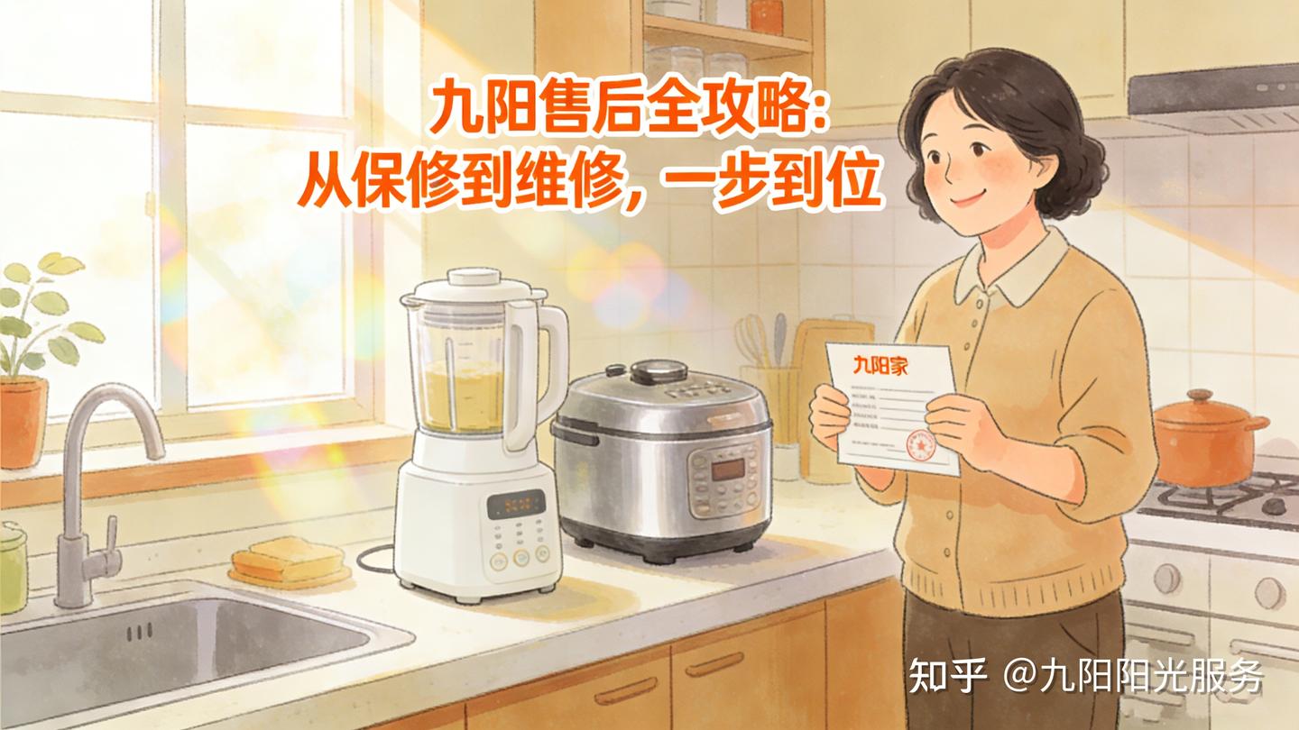 九阳家电故障不用愁!超详细售后指南,手把手教你轻松搞定!