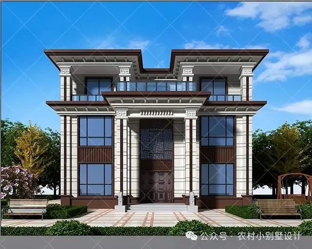 带电梯+复试客厅+三层新中式别墅，18套三层新中式带电梯自建房 - 知乎