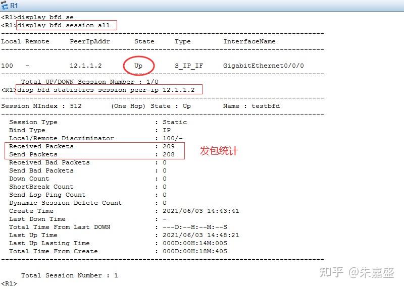 静态路由联动BFD单臂回声避免断链形成路由黑洞 - 知乎