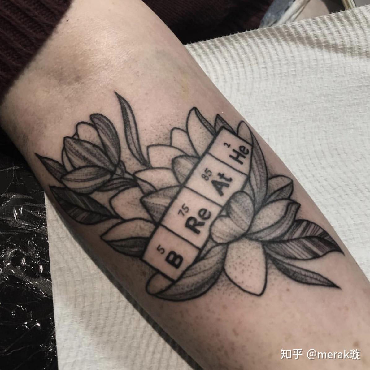 纹身|理科学霸专属——分子式方程式纹身