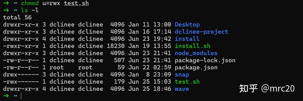Linux操作系统中，chmod 命令示例 - 知乎