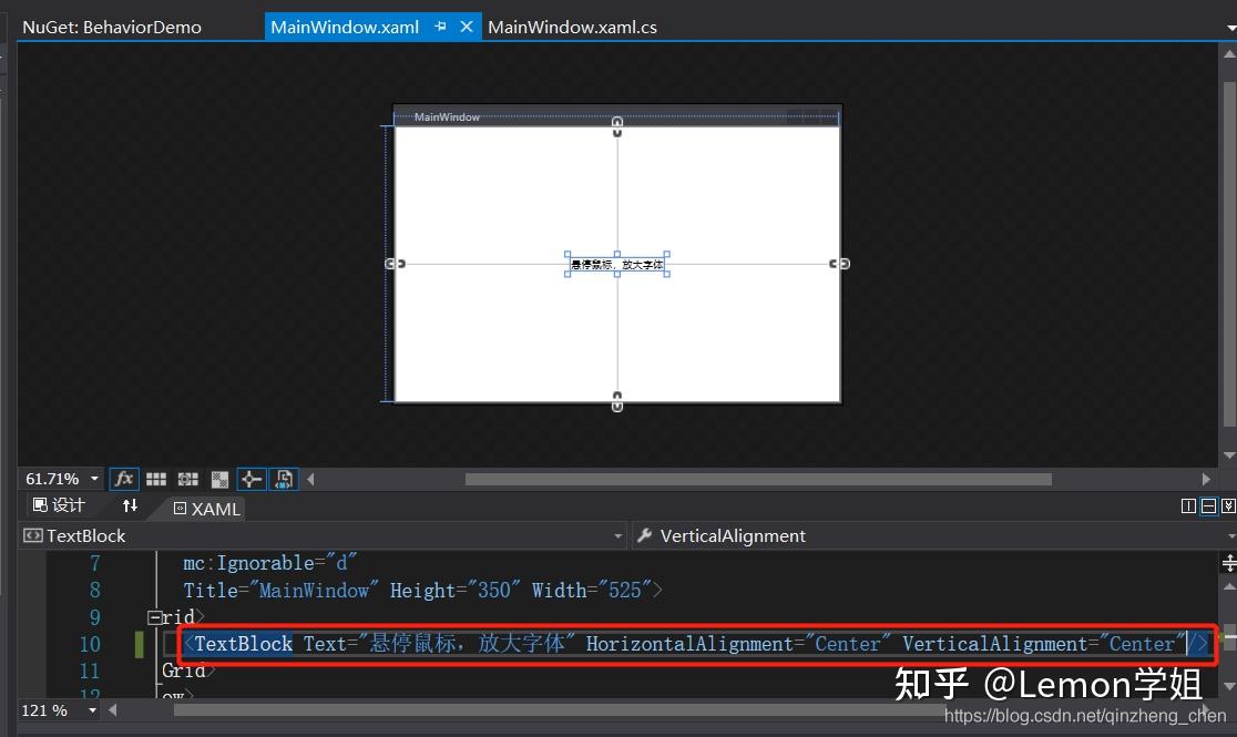 Wpf behavior 