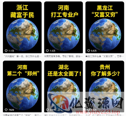 抖音点赞超高赛道，AI地理科普视频制作，简单易懂，可进抖音独家精选