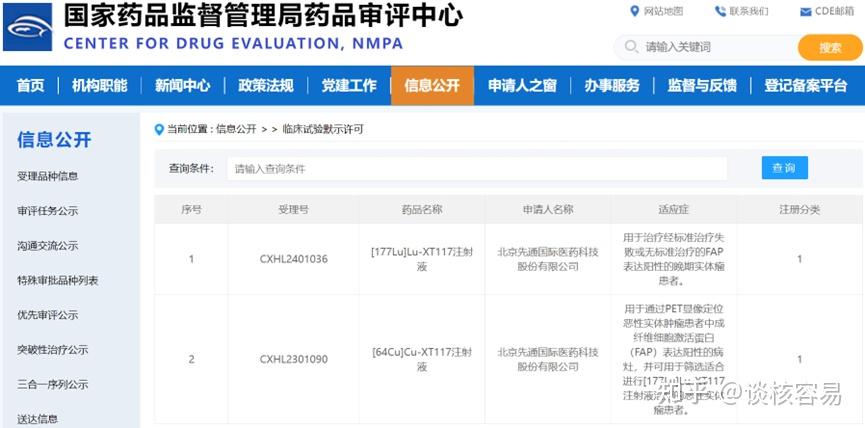 核药资讯|先通医药177Lu-XT117注射液获批开展临床研究 - 知乎