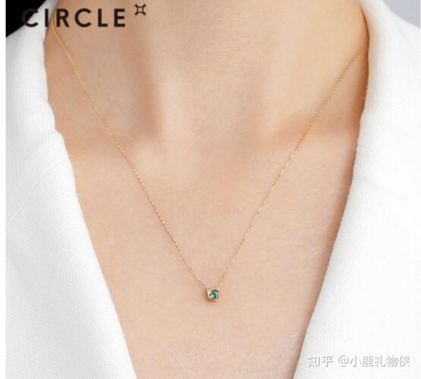 6,circle日本珠宝 18k金项链