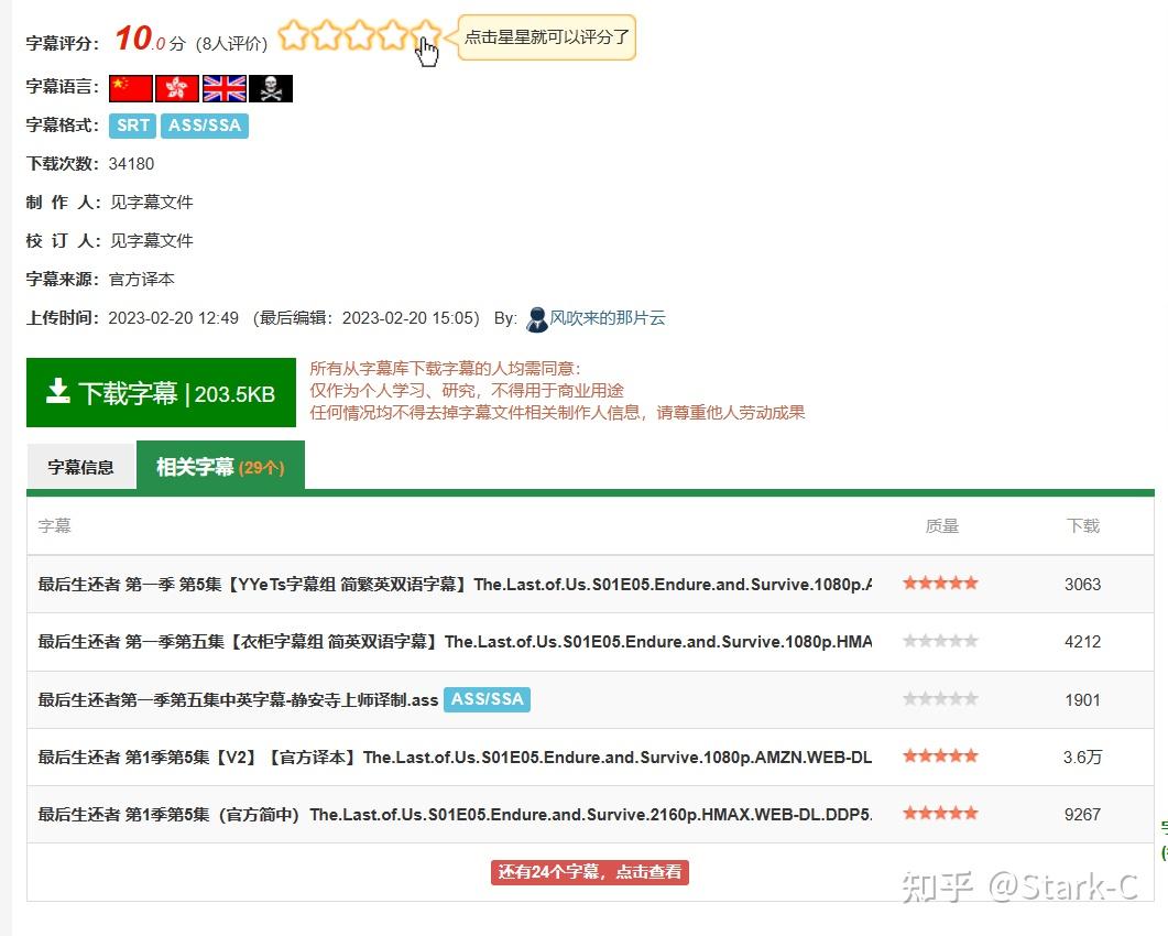 影视爱好者的入门技能，浅析影视字幕以及字幕下载网站推荐 - 知乎