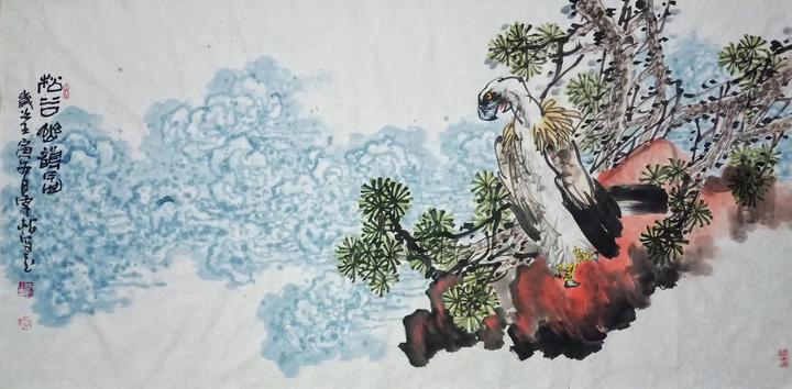 李松中国画作品——花鸟 / 猛志常在 - 知乎