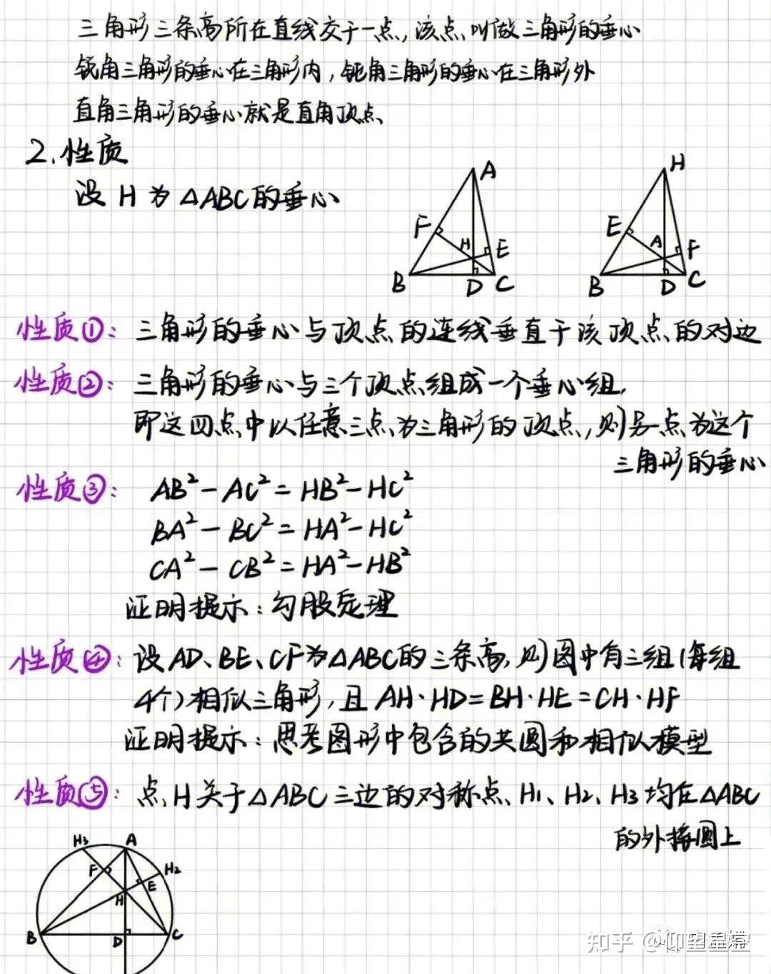三角形的五心：内心、外心、重心、垂心、旁心！ - 知乎