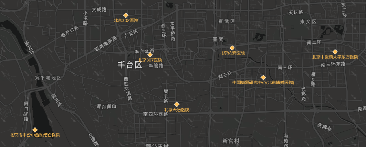 北京一共有多少个三甲医院在各个区都怎么分布的