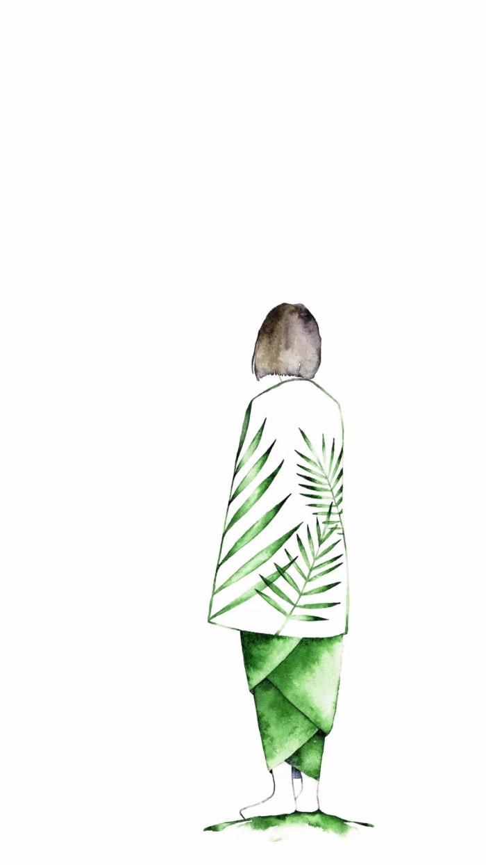 有哪些极富美感的绿色系壁纸?(绿色壁纸唯美小清新)