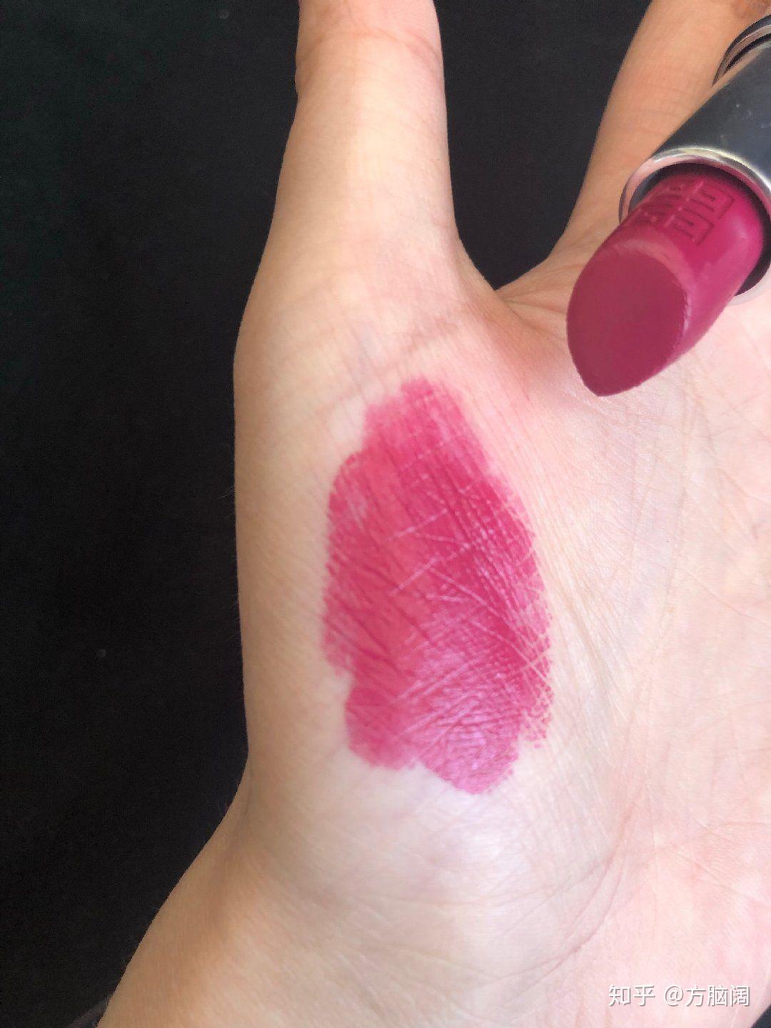 纪梵希小羊皮315rmb260 (当初一见钟情的梅子色,浅涂很少女,厚涂会略