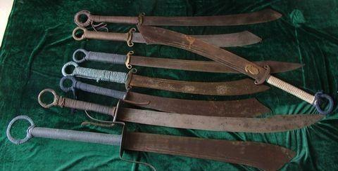 抗战大刀pk日军三八大盖 刺刀,能赢吗?