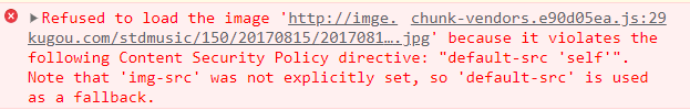 Refused to load the script 'xxx' because it violates the following ...