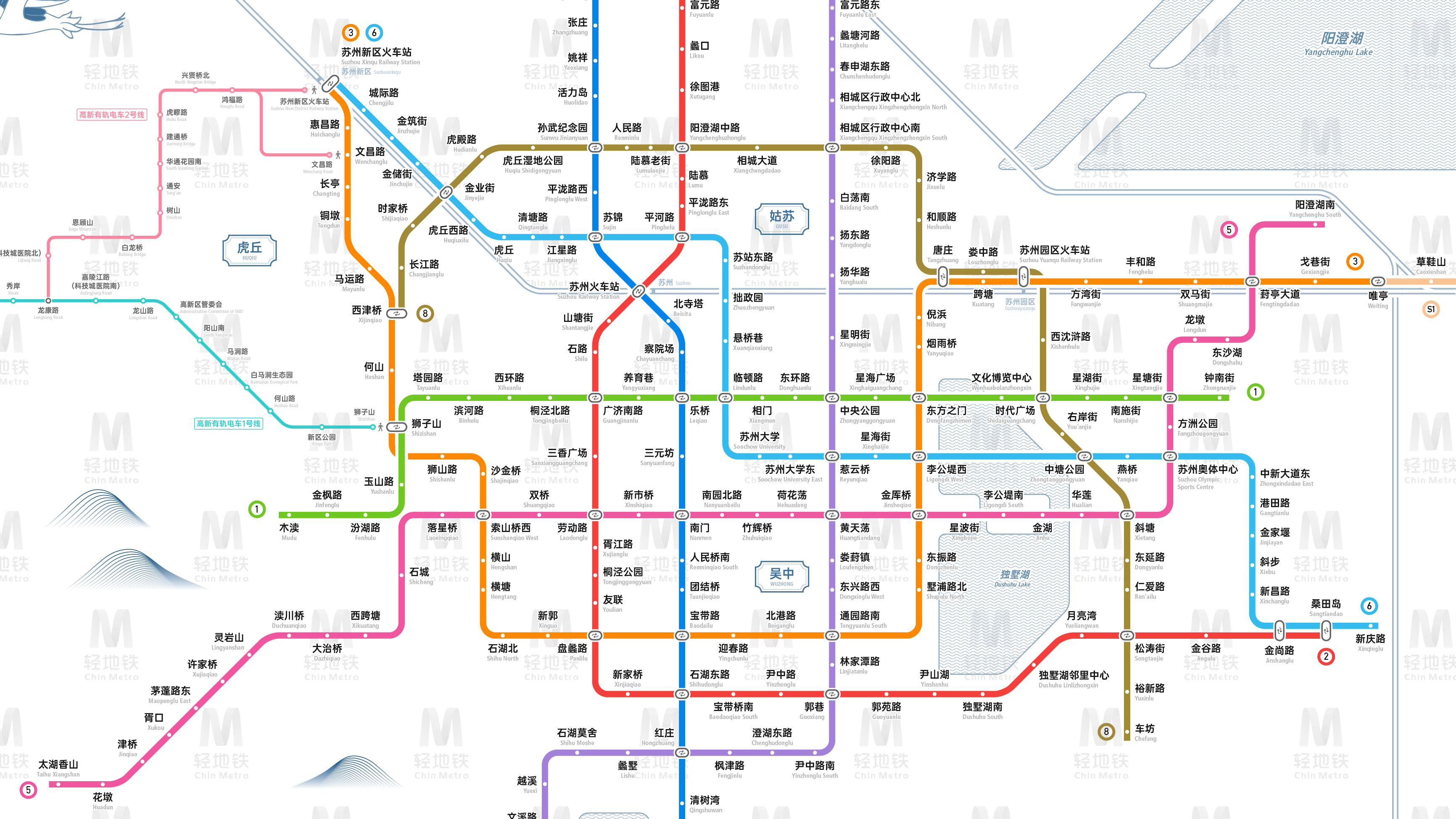 苏州轨道交通线路图（2024+ / 运营版） - 知乎