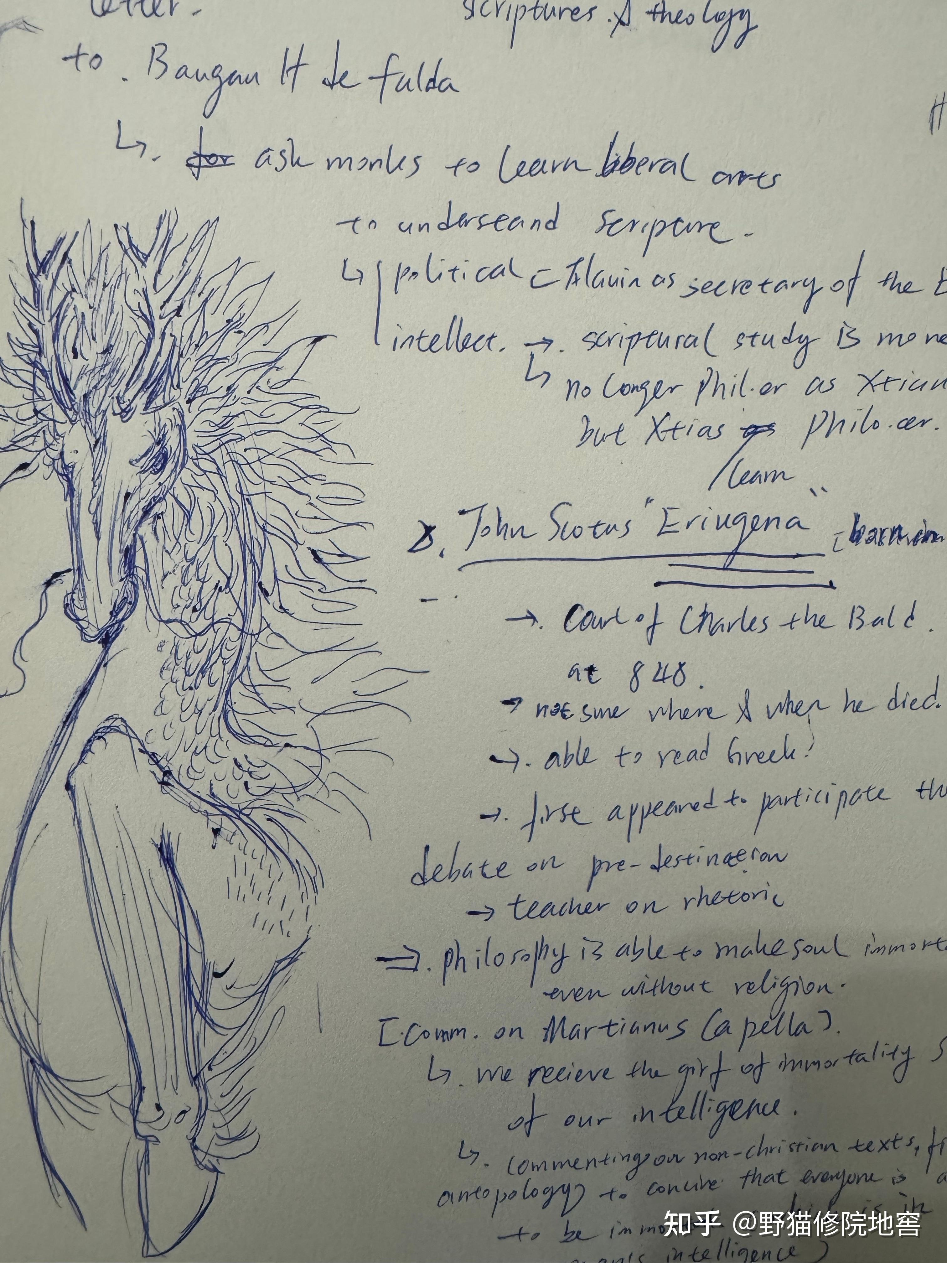 可以看看你们上课无聊时在草稿纸上画的画吗