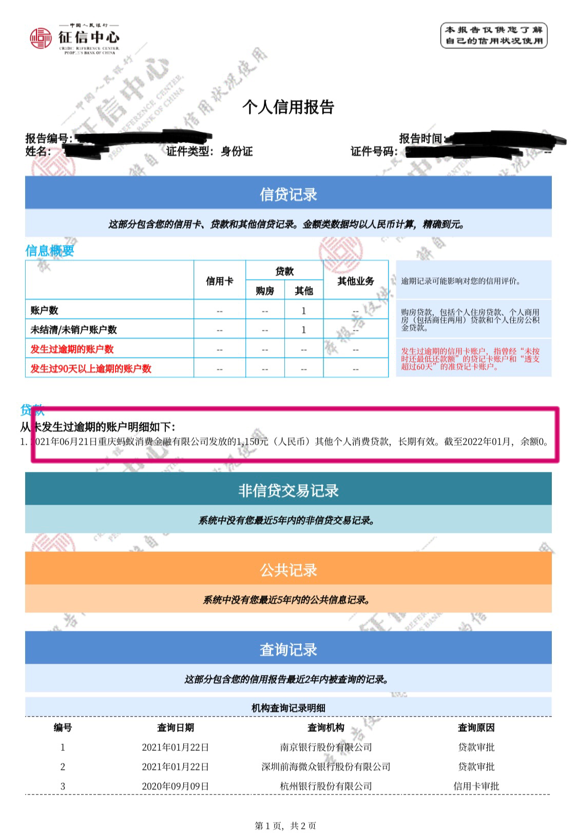 征信报告》里的。重庆蚂蚁消费金融发放的XX元其他个人消费贷款是什么意思？ - 知乎