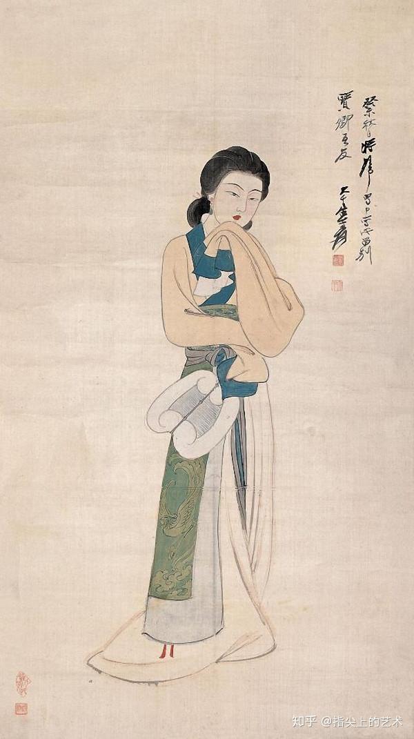 央视画廊】大千人物——张大千绘仕女图_央博_央视网(cctv.com)