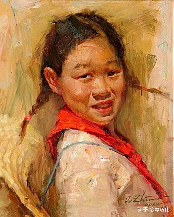 中外女性肖像，涂志伟油画欣赏- 知乎