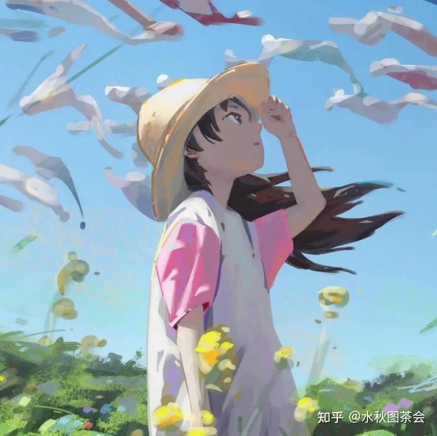 有没有侧脸看天空的女头像