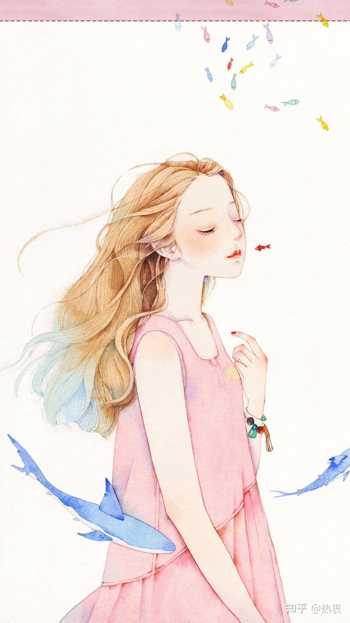 有没有唯美的动漫女生头像