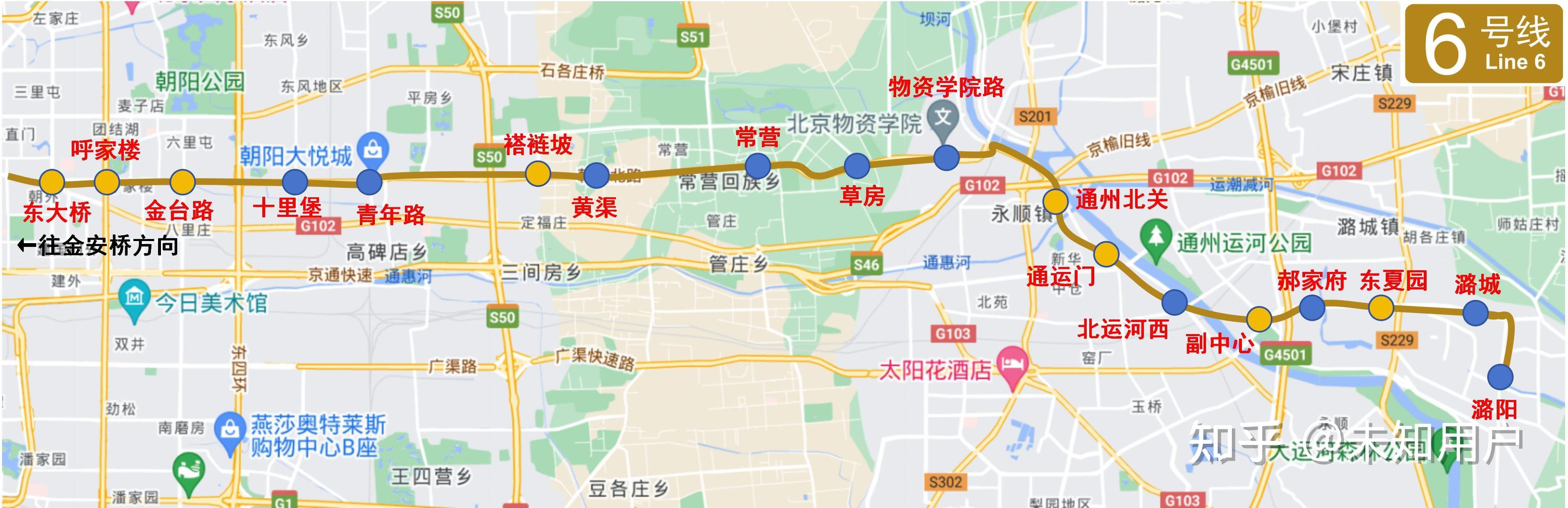 北京m6线地铁线路图图片