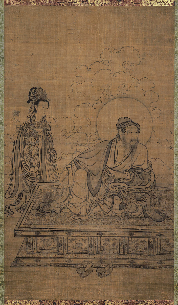 甲斐道子 コマを置く 原画 油絵 絵画
