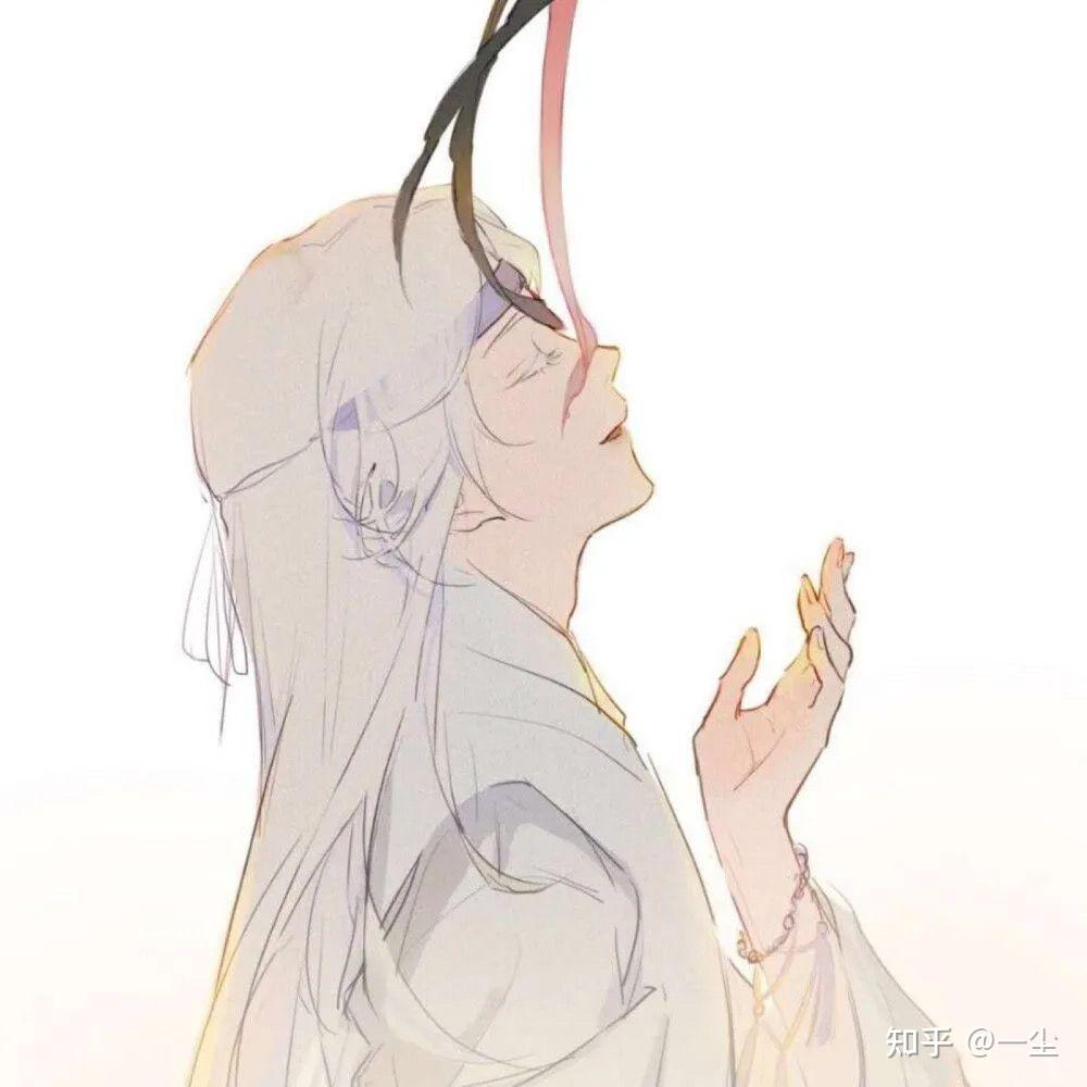 求白色长发男生动漫头像呀