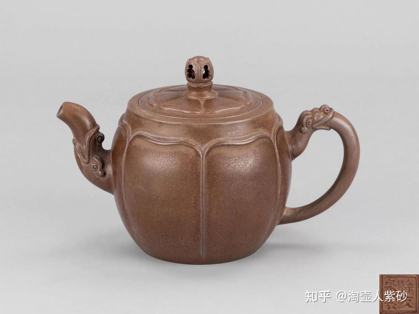 清代 徐友全制 紫砂壺 宜興紫砂 古董 茶壺 花葉紋 名人作 一点物 宜兴紫砂壶大师徐友泉简介- 知乎