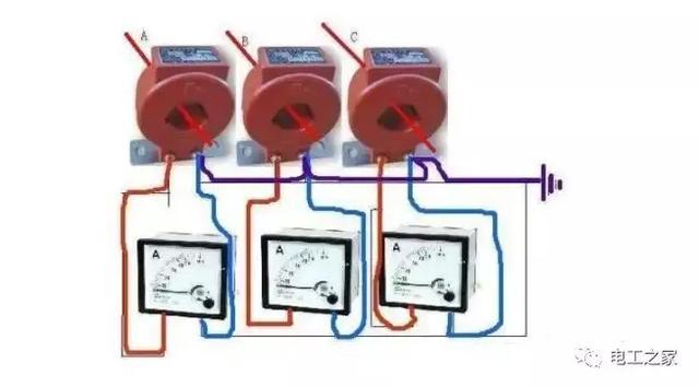 电流互感器怎么穿线图片