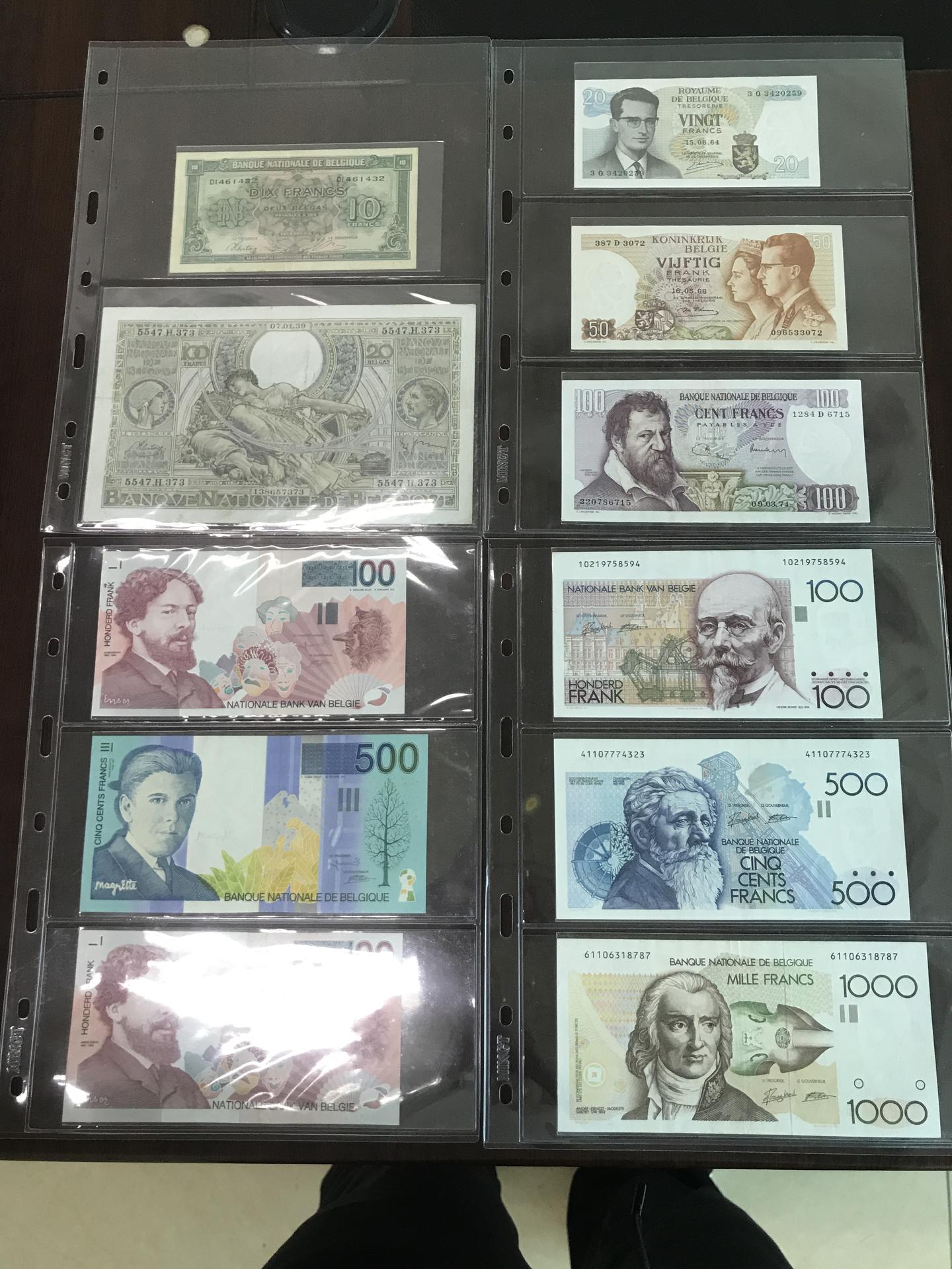 欧元区系列～1～比利时法郎纸币- 知乎