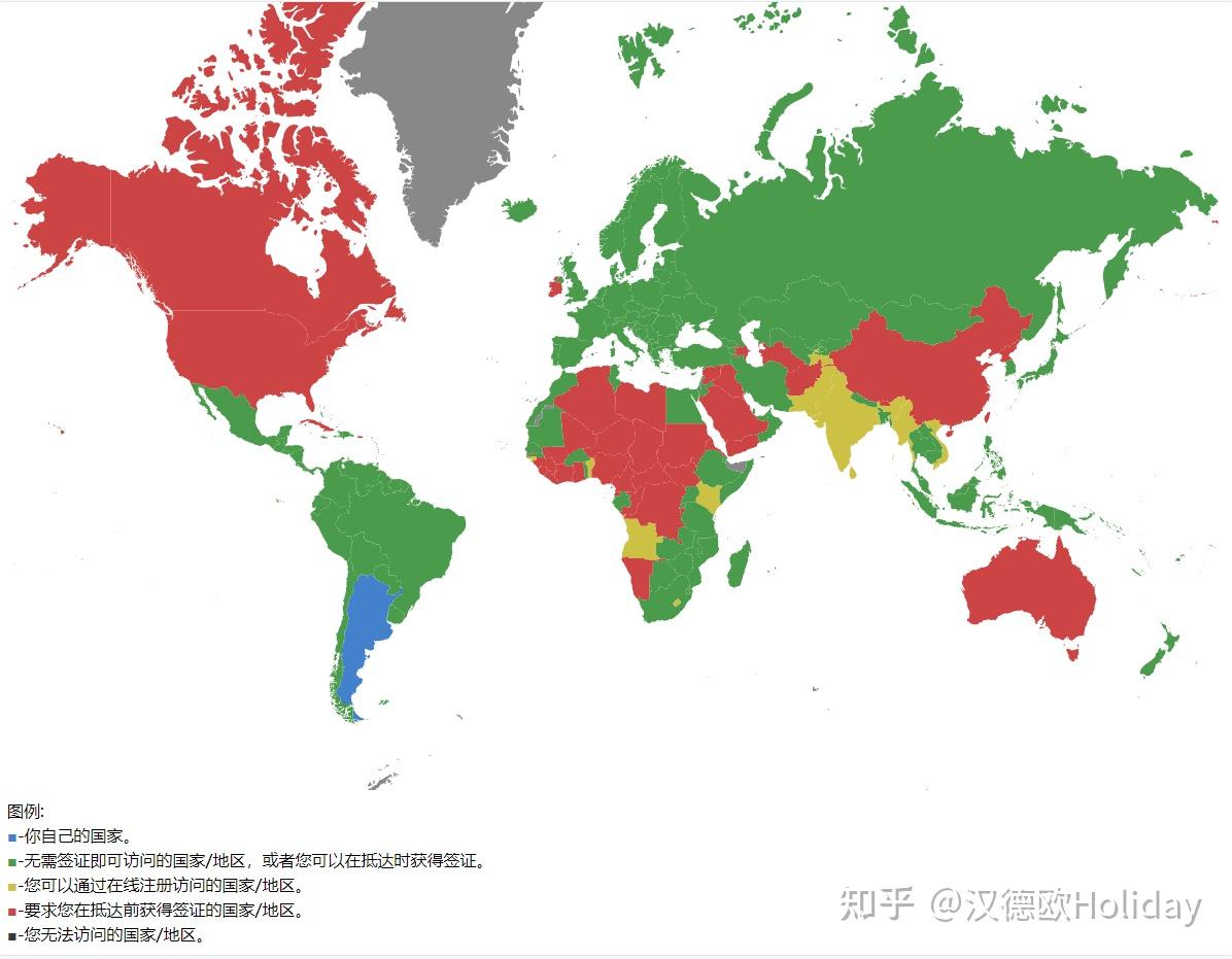 2024阿根廷护照免签哪些国家？ - 知乎
