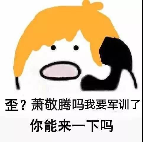 瞬间笑出声的军训表情包?
