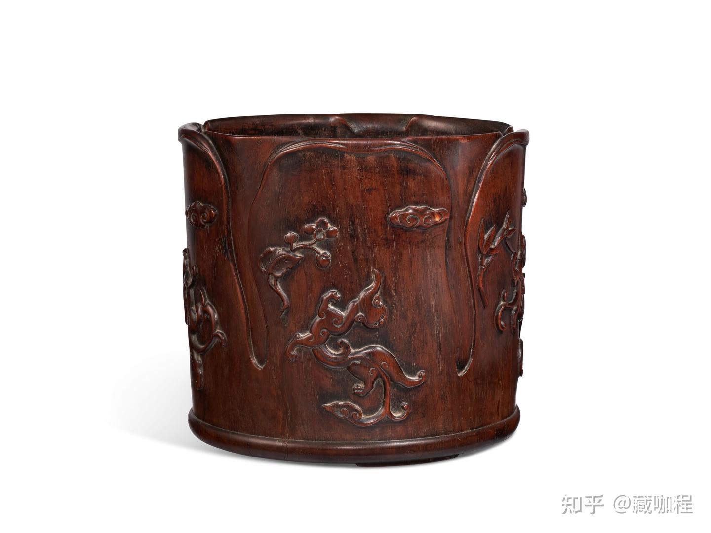 表面不平却开门无比，黄花梨树瘤笔筒全场最低- 知乎