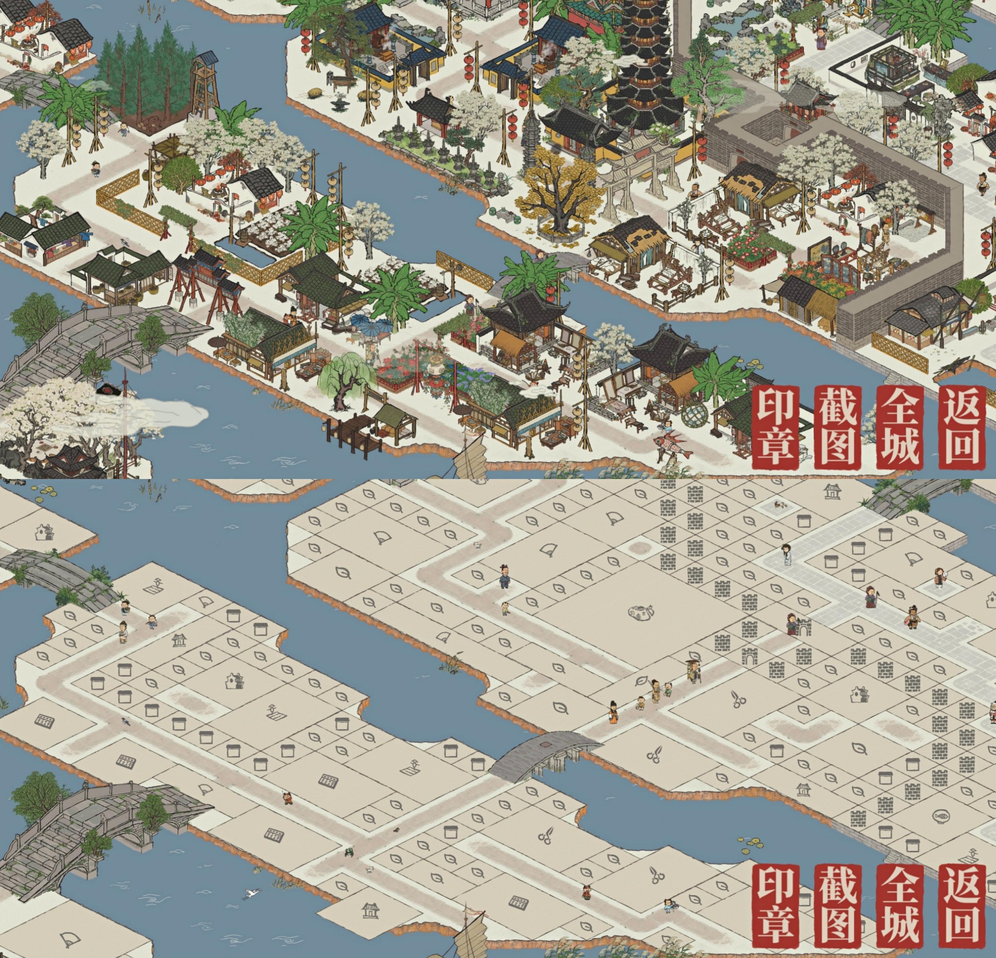 大佬们分享一下江南百景图松江府布局