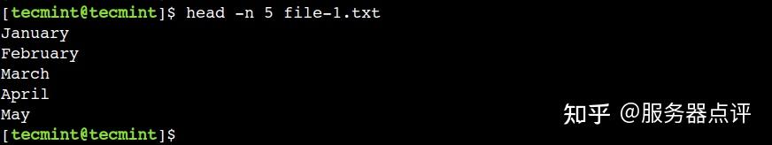 如何在Linux中使用“head”命令 [8个有用示例] - 知乎