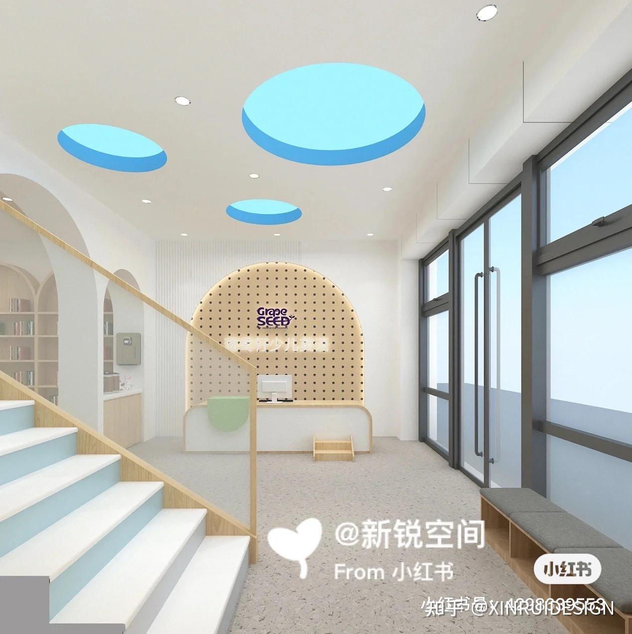 儿童英语培训室设计｜当地中海风遇上北欧风 - 知乎