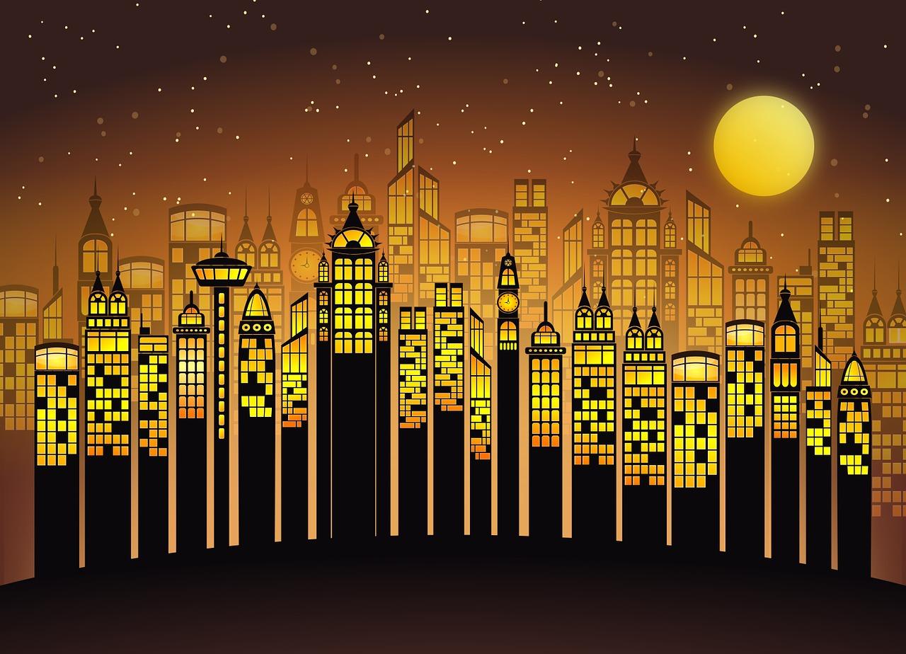 地标建筑楼顶是什么灯