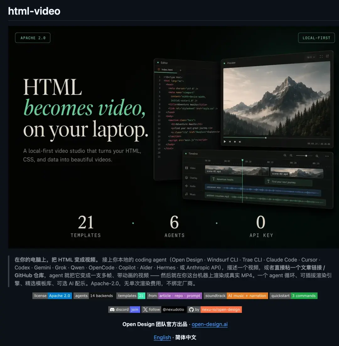 2 个 GitHub 上最主流的 HTML 生成视频的 Skill，一起研究研究 - 知乎