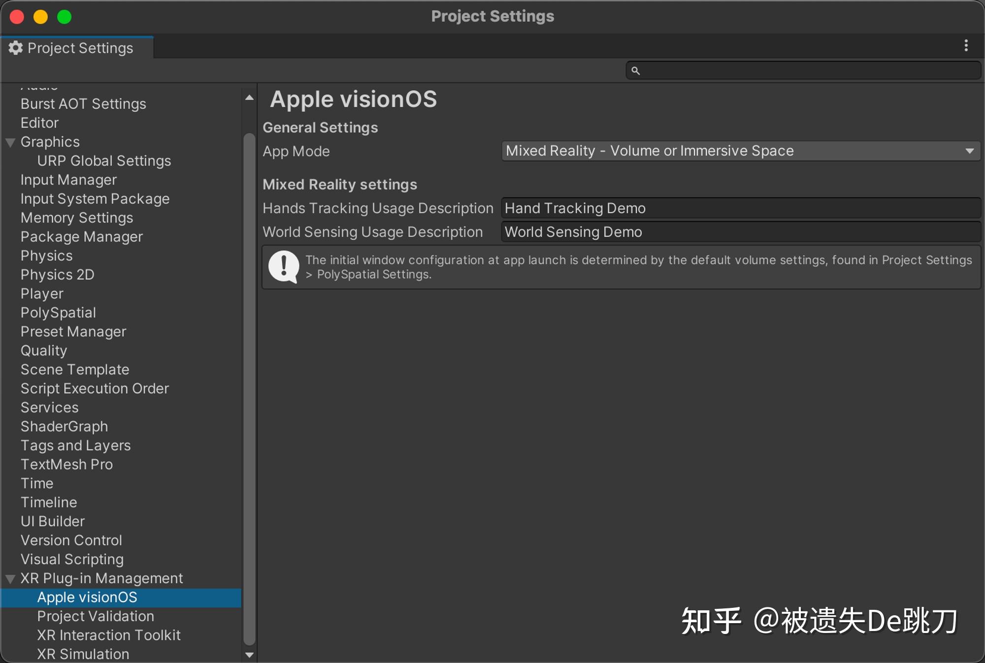 Apple vision pro unity polyspatial 