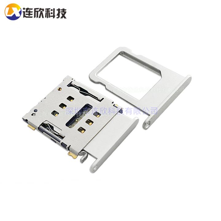 NANO SIM卡座带卡托6PIN自弹式 - 知乎