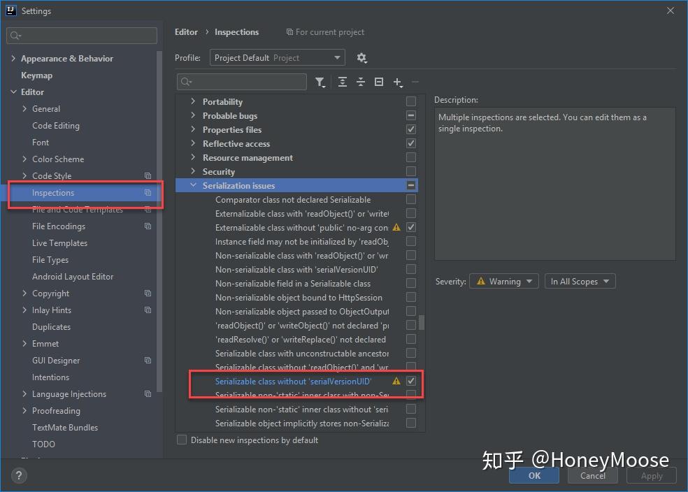 Intellij idea serialversionuid 