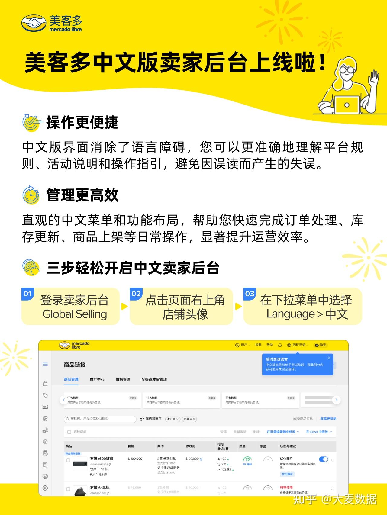 美客多卖家后台中文版上线，一键立即体验！ - 知乎
