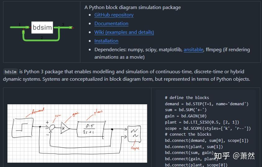 类Simulink的PYTHON框架功能包 - 知乎
