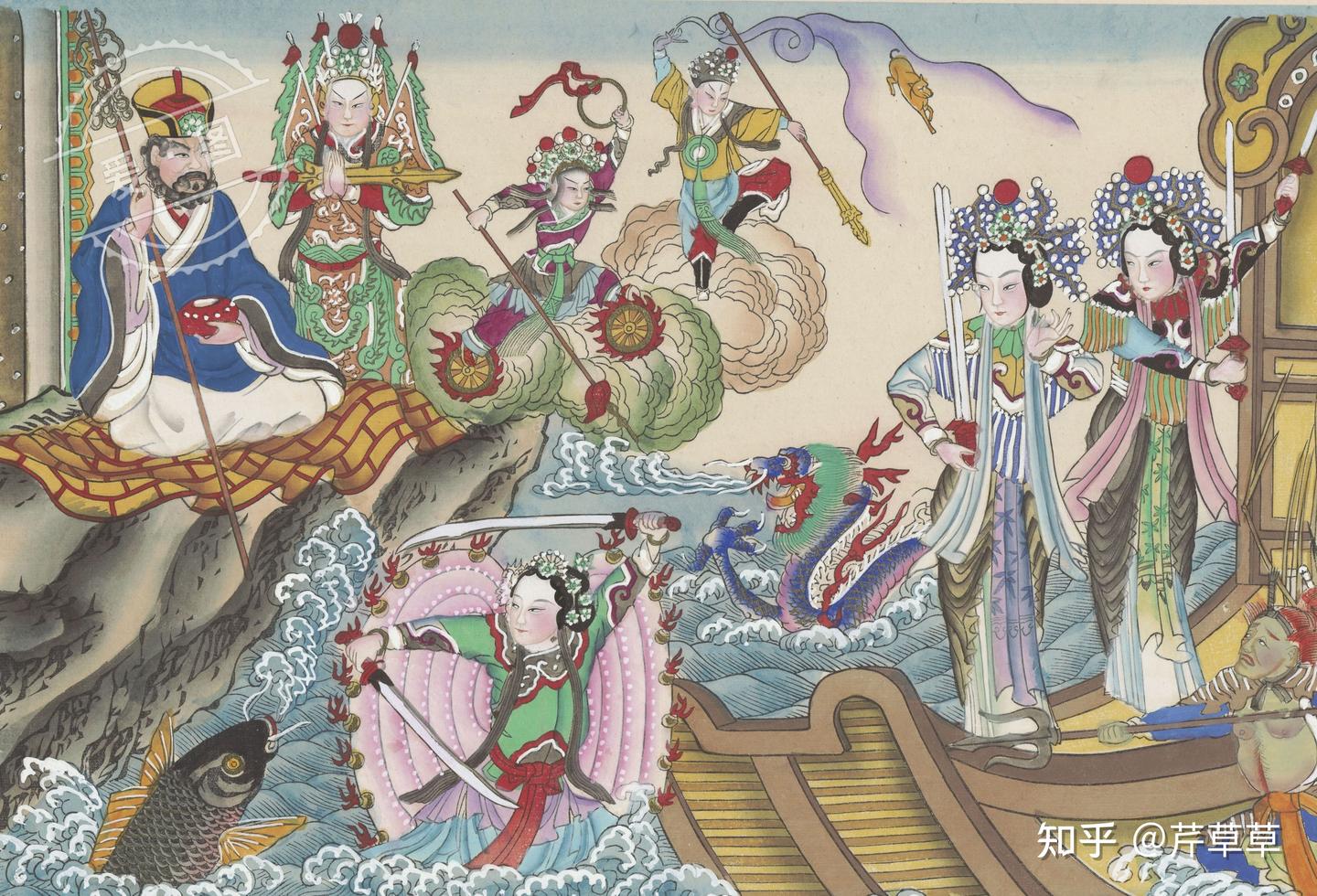 天津荣宝斋印绘《白蛇传》年画册- 知乎