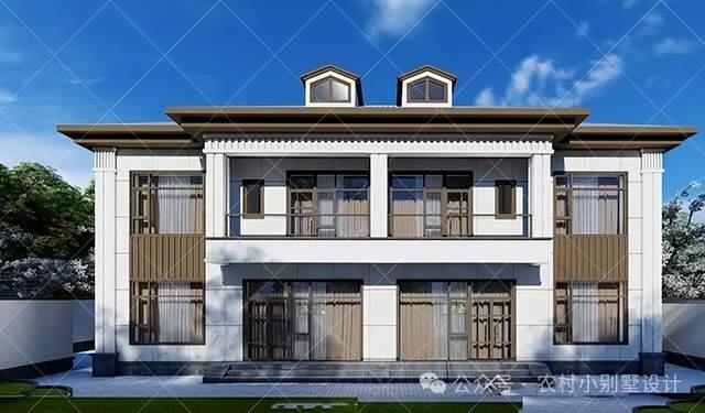 24套二层双拼兄弟农村自建房别墅,二层乡村别墅住宅自建房设计 - 知乎