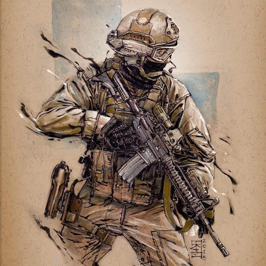 有没有帅气的二次元军事壁纸? - 知乎