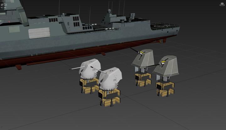 意大利 奥托 oto 127mm舰砲