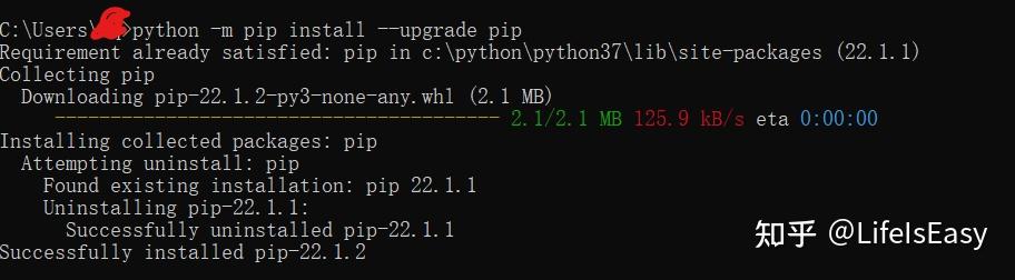 WARNING:There was an error checking the latest version of pip - 知乎