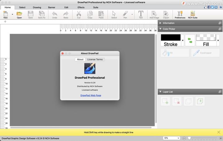 for mac instal NCH DrawPad Pro 10.43