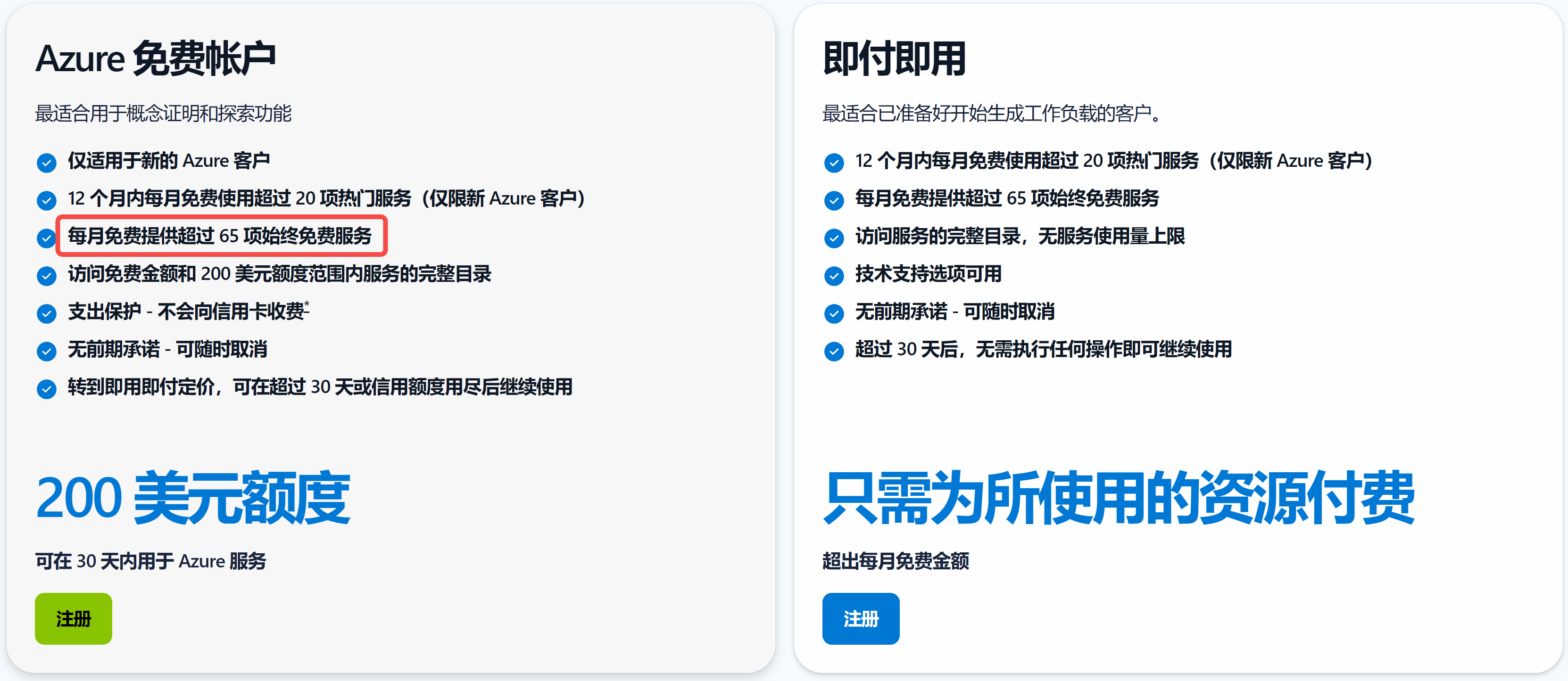 微软云电脑免费版永久使用=微软云试用